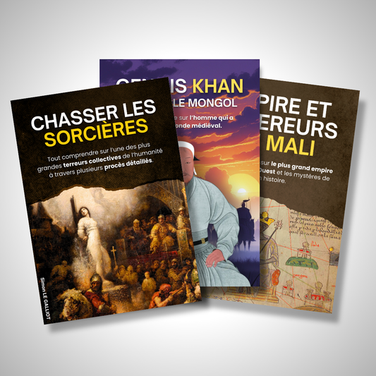 Trois livres physiques